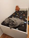 Ikea  90x200  bed maddrass