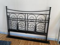 IKEA metallram för dubbelsäng 180x200 cm – utan ribbotte