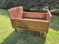 Barnsäng, hopfällbar, justerbar 80-140 cm