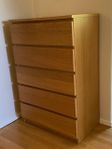 IKEA Malm Byrå 6 lådor Ekfaner