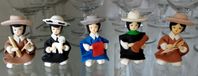 5 Figuriner - Ecuadorianskt hantverk