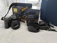 Nikon D7100 med tillbehör