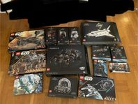 Lego Star Wars massvis med tomma lådor