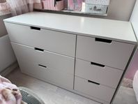 IKEA Nordli byrå 6 lådor
