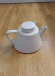 Vit Tekanna i Porslin " Ikea Varme " Vintage