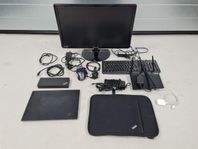 Lenovo Thinkpad Carbon X1 med många tillbehör
