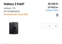 Zfold 7 1 TB + watch 8 classic + case