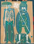 HAP Grieshaber Originalträsnitt "Der Kaiser", 1966