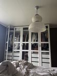 TYSSEDAL Dörr, vit/glas, 50x229 cm IKEA