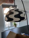 Flowerpot VP1 pendel Black-white pattern