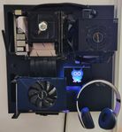 Custom vägghängd ITX dator med tillbehör,unik!