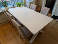 Matgruppp (matbord och 6 stolar) 180 cm
