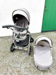 Barnvagn; StStokke Trailz med sitt-och liggdel +tillbehör
