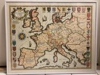Fransk karta som visar 1500-talets Europa