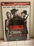 ”Django Unchained” Filmaffisch i ram