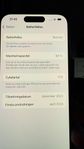 IPhone 15pro 128 svart