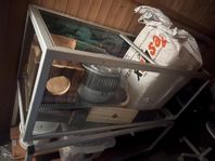 Akvarium 220 liter och tillbehör till hamster/gerbil