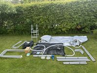 Bestway Pool Power Steel 4x2x1m Tillbehör Solvärmare Skimm
