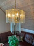 Lampa med glasprismor 