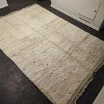 Helt oanvänd äkta Marockansk äkta mjuk ull matta 200×300