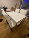 Habitat Kilo bord + 4 IKEA Henriksdal stolar