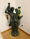 stor antik golvlampa  – Skulptur från 1900-talet