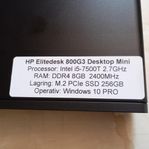 HP Elitedesk 800G3 Desktop mini