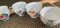 7 X hc andersen porslins koppar