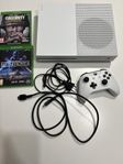 Xbox one S i mycket fint skick 