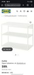 IKEA PLATSA Öppen hyllsektion.