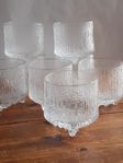  8 st Iitalla glas orgina 70- tal.