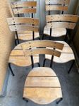 5 ST  Tranås skolstolar.