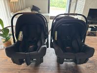 Nuna pipa urbn babyskydd + Bugaboo barnvagnsadapter