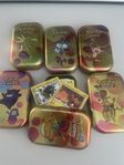 Pokemon kort (50+) inklusive tin