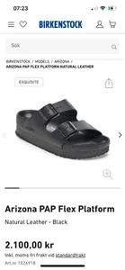 Birkenstock Arizona PAP Flex Platform