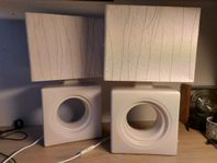 Retro; IKEA Lovart bordslampor