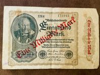 Tysk Sedel - 1000 Mark - 1922