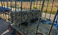 Gabion 200x50x47cm Bortskänkes