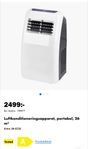 Portabel AC/luftkonditionering helt ny