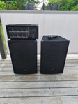 PA system med digital mixer