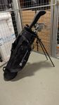 Golfbag med klubbor 