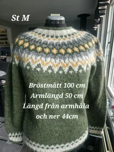 Handstickad Islandströja 