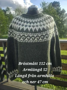 Handstickad Islandströja 