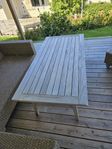 Teakbord för uteplats 