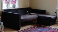 Bäddsoffa skänkes
