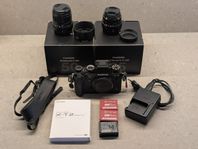 Fujifilm X-T2 och två objektiv XF 35mm, XF 50mm