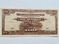Japanska Regeringens Sedel - 100 Dollar