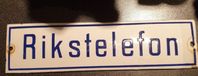 emaljskylt