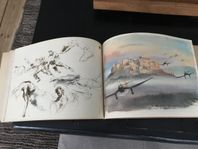 Hans Liska, skissbok, andra världskriget