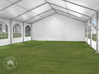 5x8 m partytält, PE 450, grå-vit